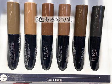 Eyebrow Fibers Coloured Mascara/KIKO/眉マスカラを使ったクチコミ（2枚目）