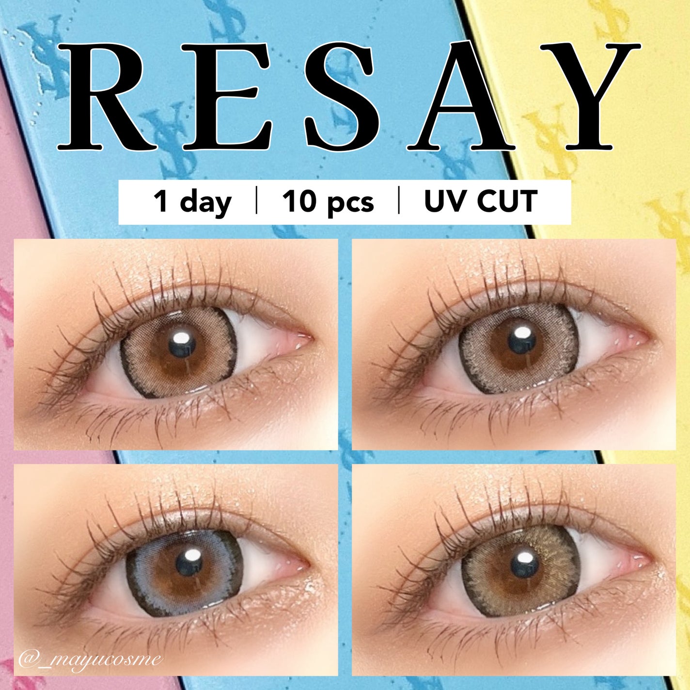 RESAY 1day/RESAY/ワンデー(1DAY)カラコンを使ったクチコミ(1枚目)