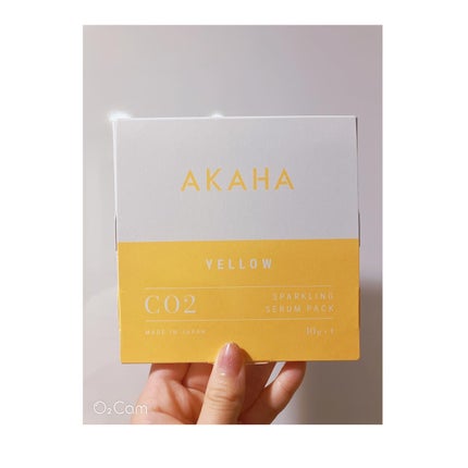 スパークリングセラムパック【YELLOW】/AKAHA/シートマスク・パックを使ったクチコミ(1枚目)