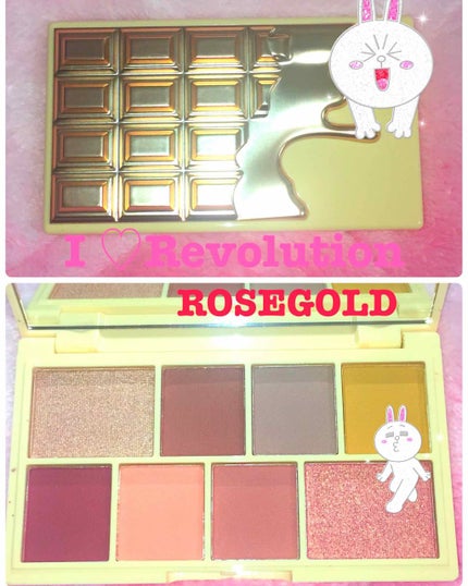 アイラブチョコレート/MAKEUP REVOLUTION/アイシャドウパレットを使ったクチコミ(1枚目)