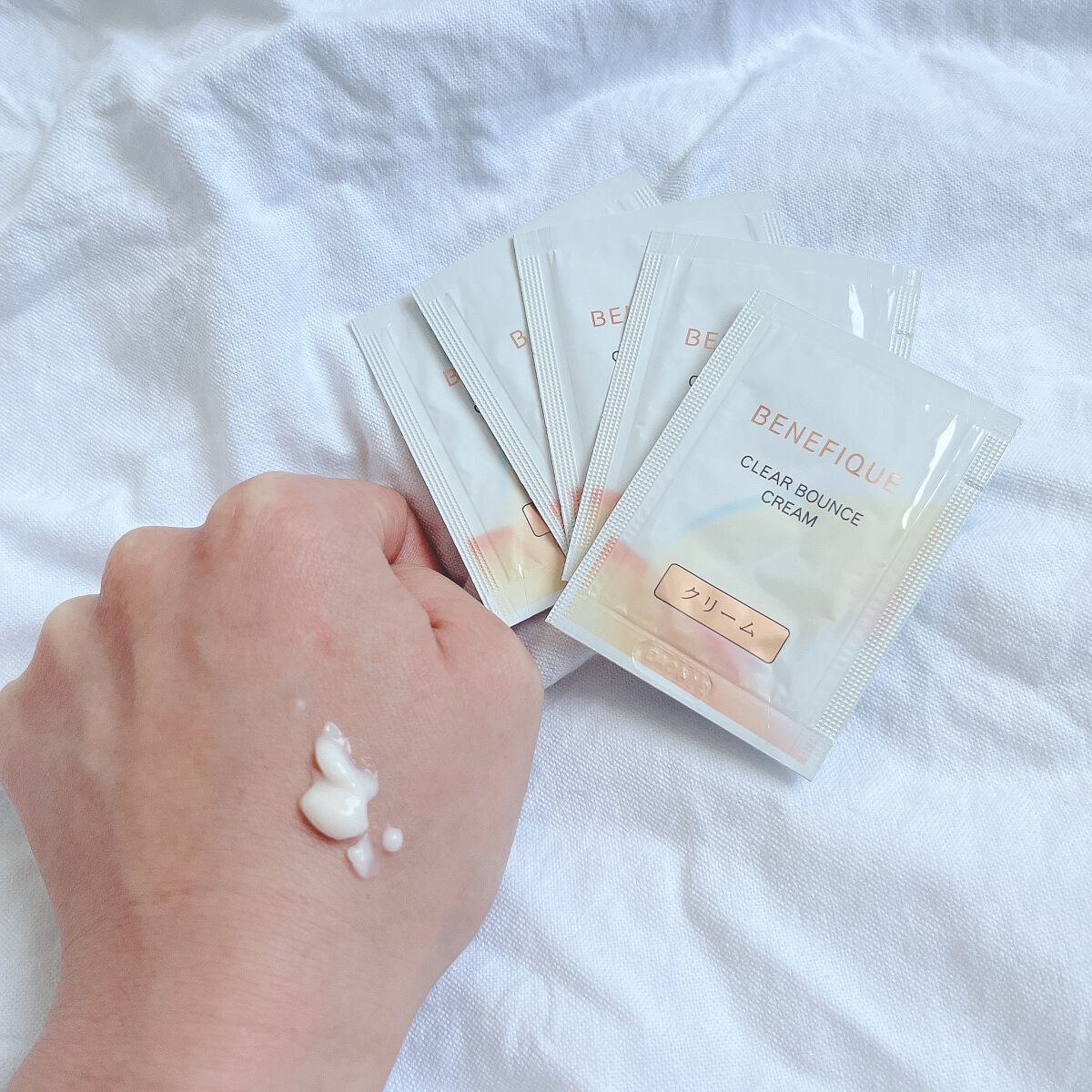 クリアバウンスクリーム /BENEFIQUE/フェイスクリームを使ったクチコミ（1枚目）