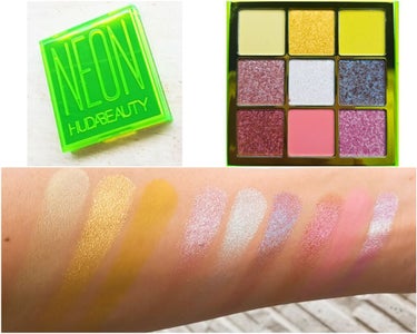 Neon Obsessions Pressed Pigment Palette/Huda Beauty/アイシャドウパレットを使ったクチコミ（3枚目）