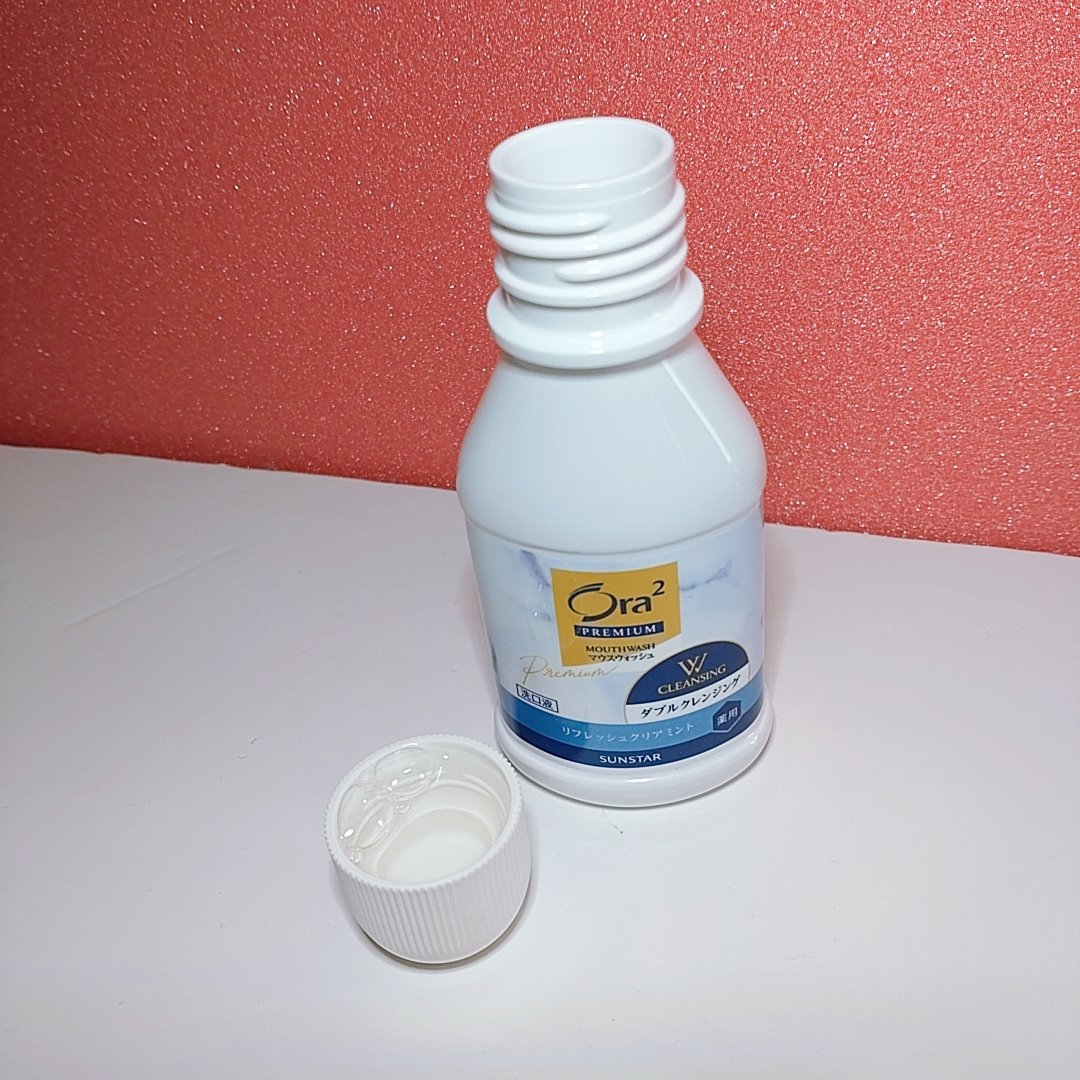 オーラツープレミアム マウスウォッシュ ダブルクレンジング リフレッシュクリアミント/オーラツー/マウスウォッシュ・スプレーを使ったクチコミ（3枚目）