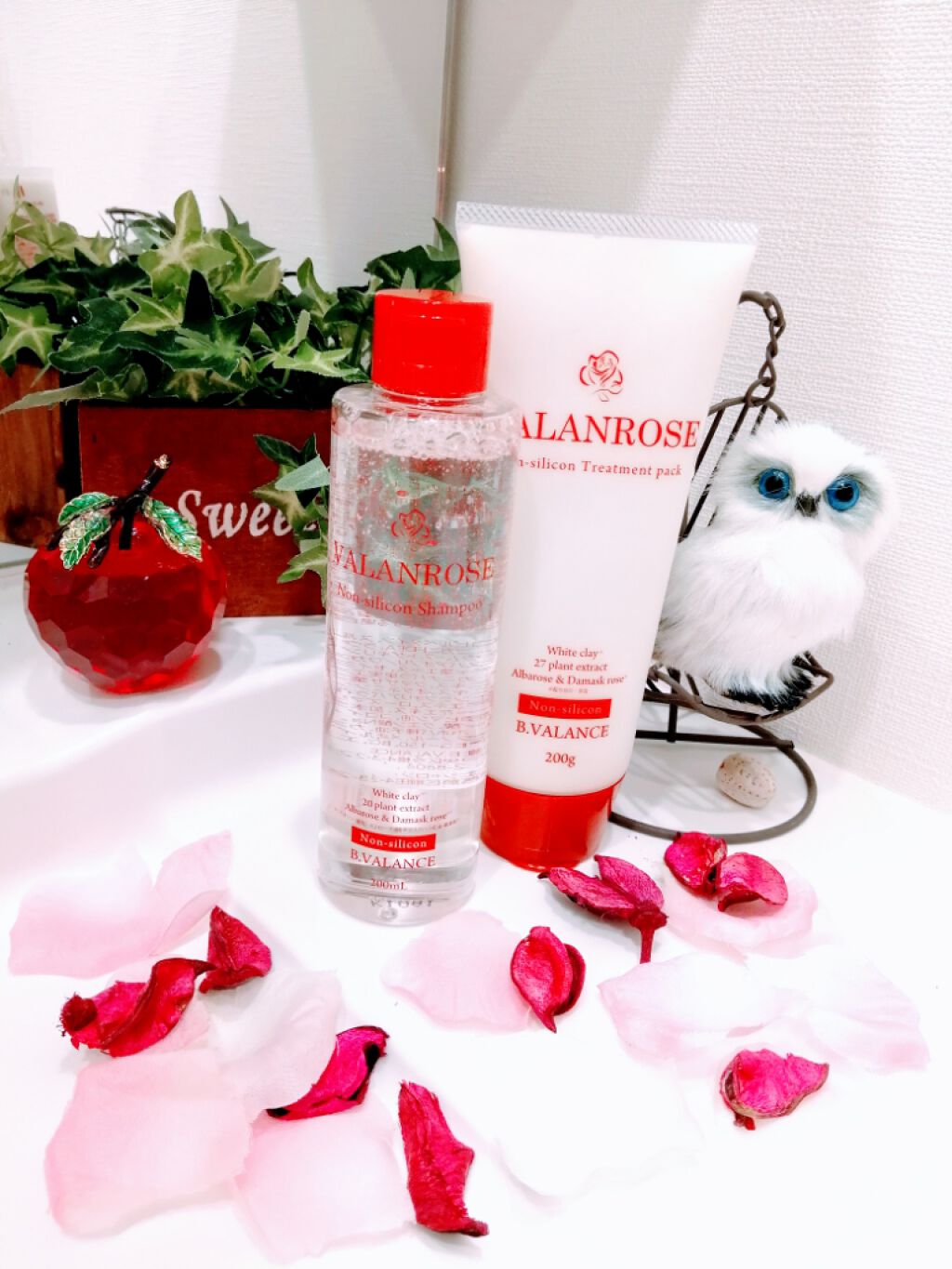 ノンシリコンシャンプー＆トリートメント/VALANROSE/市販シャンプーを使ったクチコミ（2枚目）