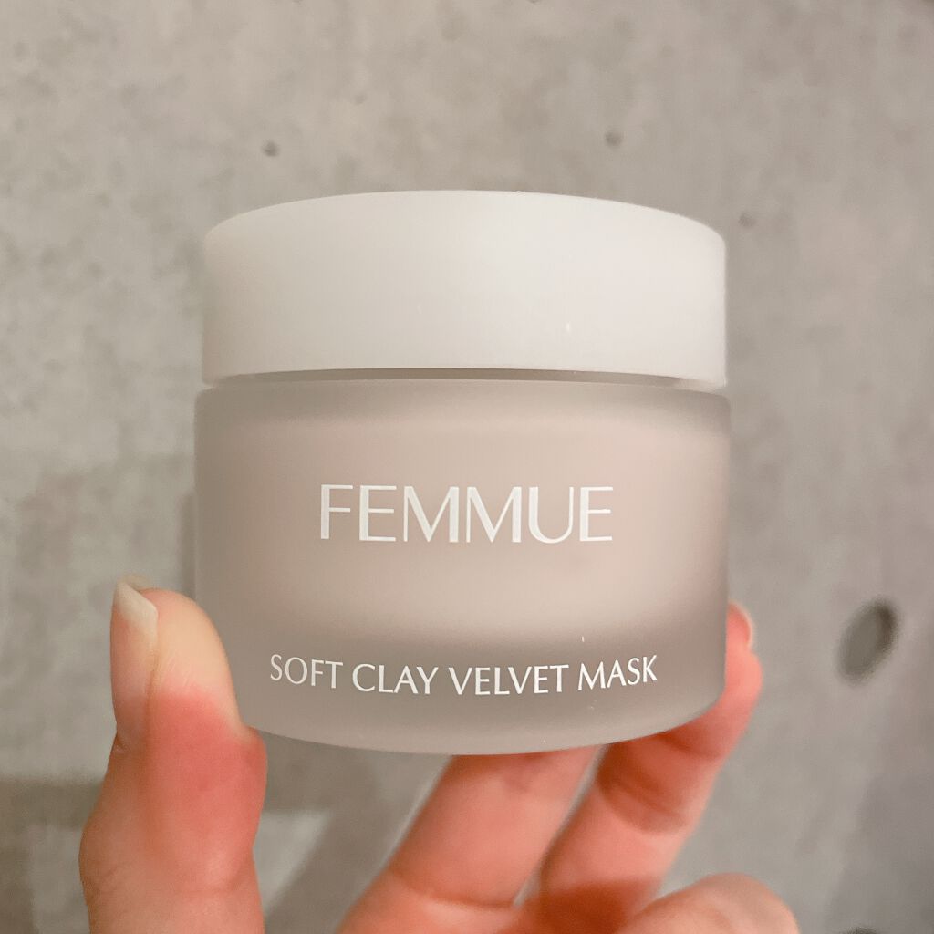 ソフトクレイ ベルベットマスク/FEMMUE/洗い流すパック・マスクを使ったクチコミ(1枚目)