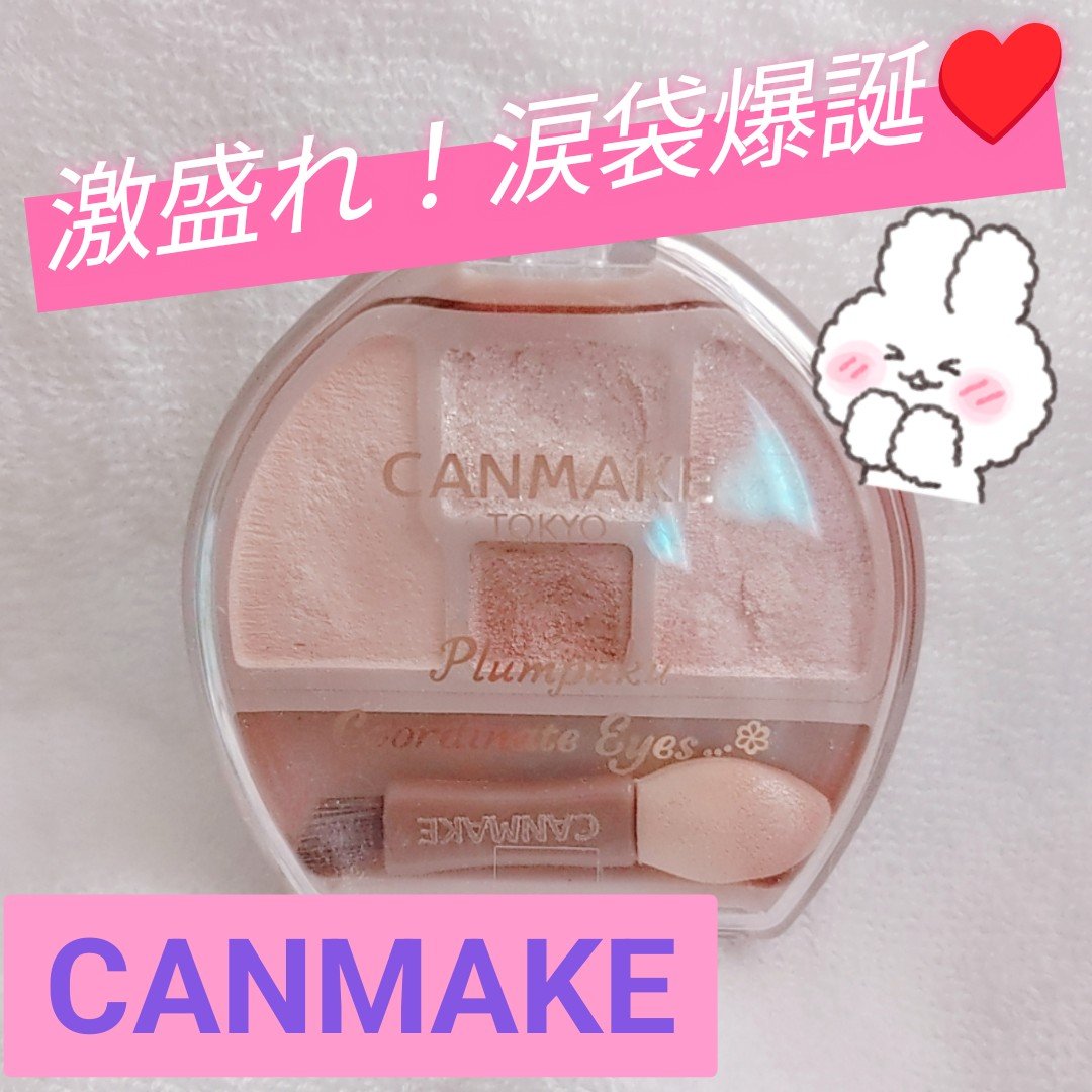 プランぷくコーデアイズ/キャンメイク/パウダーアイシャドウを使ったクチコミ（1枚目）