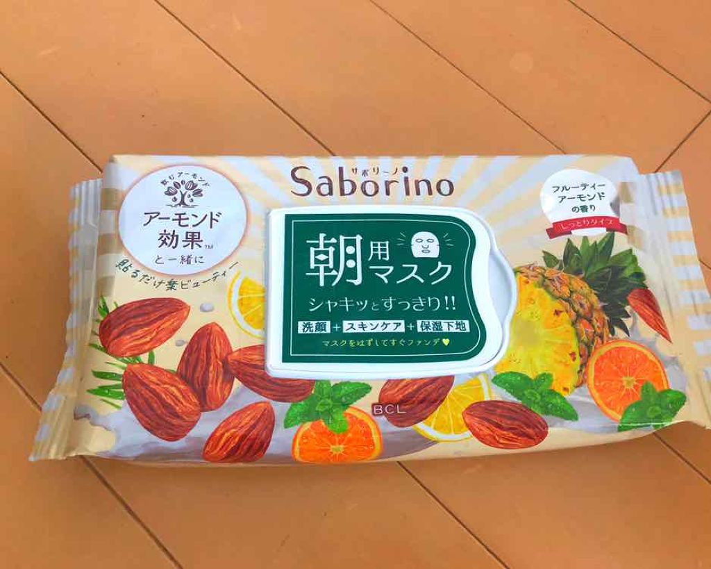 目ざまシート フルーティーアーモンドの香り/サボリーノ/シートマスク・パックを使ったクチコミ(1枚目)