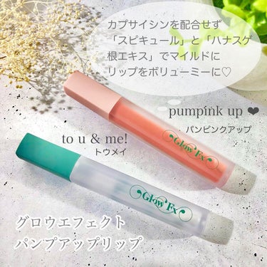 パンプアップ リップティント pumpink up(パンピンクアップ)/Glow Fx/リップケア・リップクリームを使ったクチコミ（2枚目）