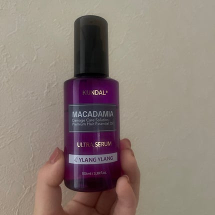 マカダミア ウルトラヘアセラム /KUNDAL/ヘアオイルを使ったクチコミ(1枚目)