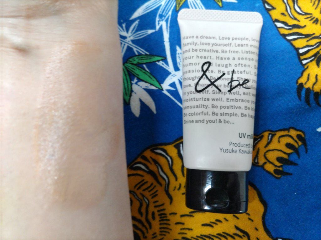 UVミルク/&be/日焼け止め・UVケアを使ったクチコミ(2枚目)