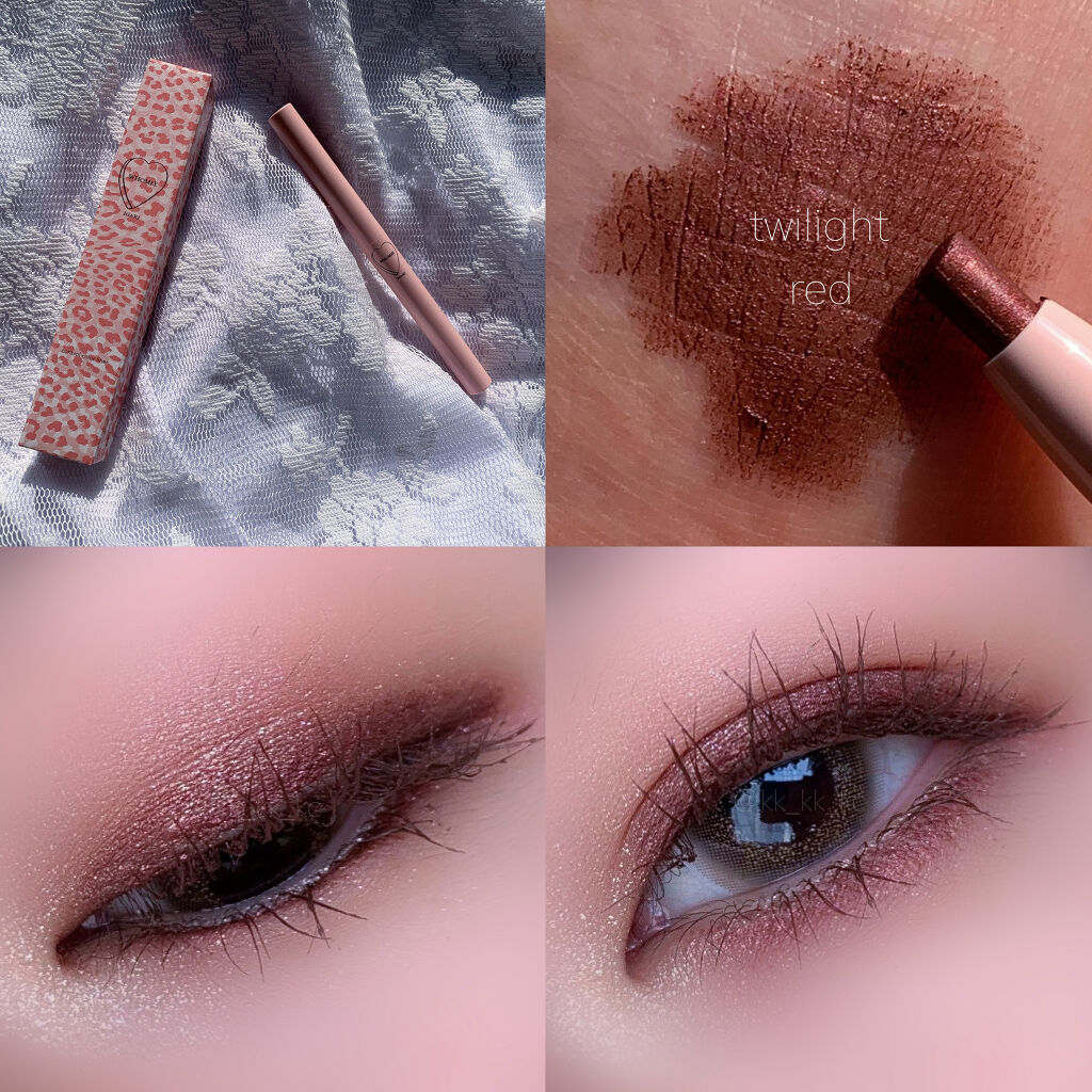 ラメアイライナー レッド 新品未使用