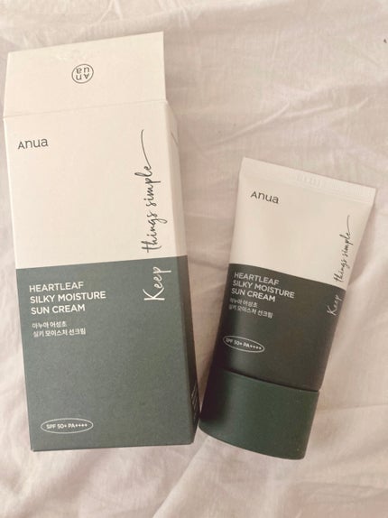 ドクダミ シルキー モイスチャー サンクリーム/Anua/日焼け止めクリームを使ったクチコミ(1枚目)