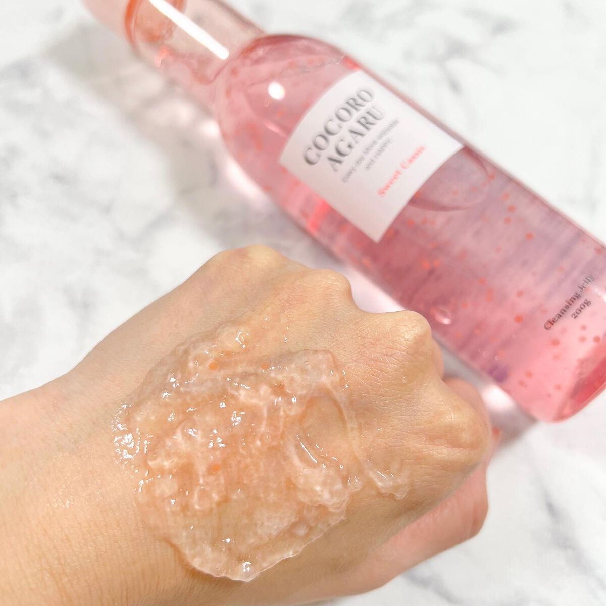 クレンジングジュレ シトラスミックス/cocoroagaru/クレンジングジェルを使ったクチコミ（3枚目）