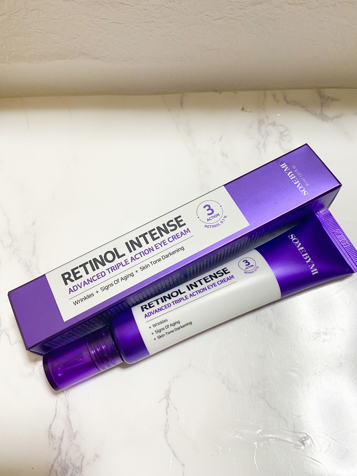 レチノールインテンシブ アドバンスドトリプルアクションアイクリーム/SOME BY MI/アイケア・アイクリームを使ったクチコミ(1枚目)