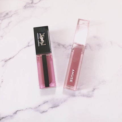 ルージュ ピュールクチュール ヴェルニ ウォーターステイン/YVES SAINT LAURENT BEAUTE/口紅を使ったクチコミ(6枚目)