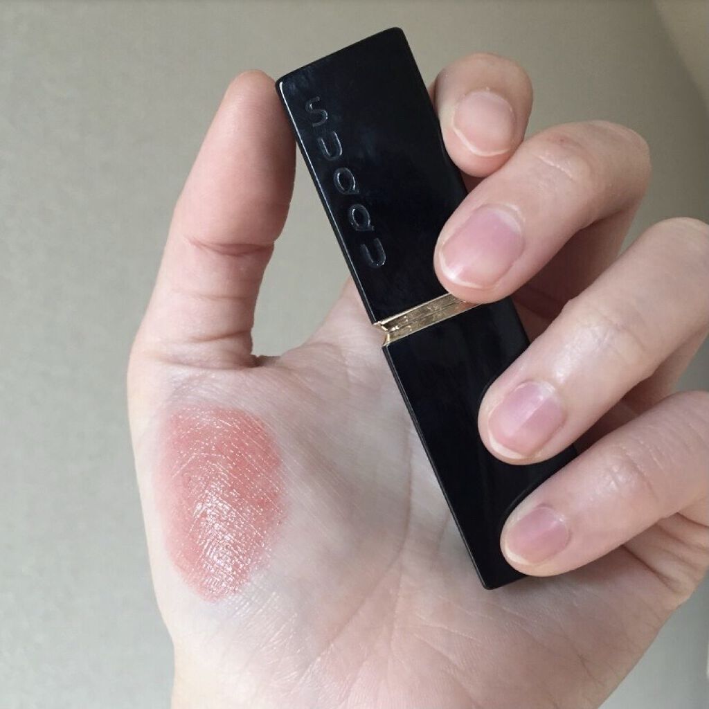 モイスチャー リッチ リップスティック 04 金杏 -KINANZU/SUQQU/口紅を使ったクチコミ（2枚目）