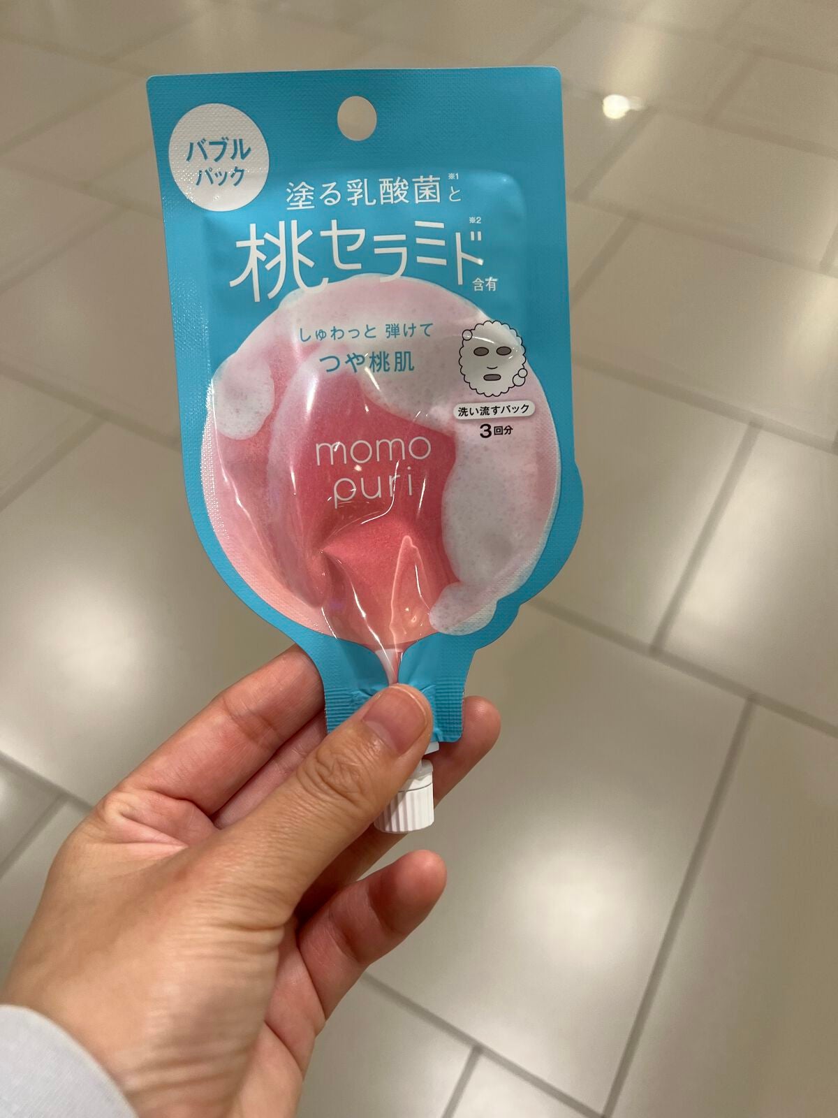 ももぷり フレッシュバブルパック/ももぷり/洗い流すパック・マスクを使ったクチコミ(1枚目)