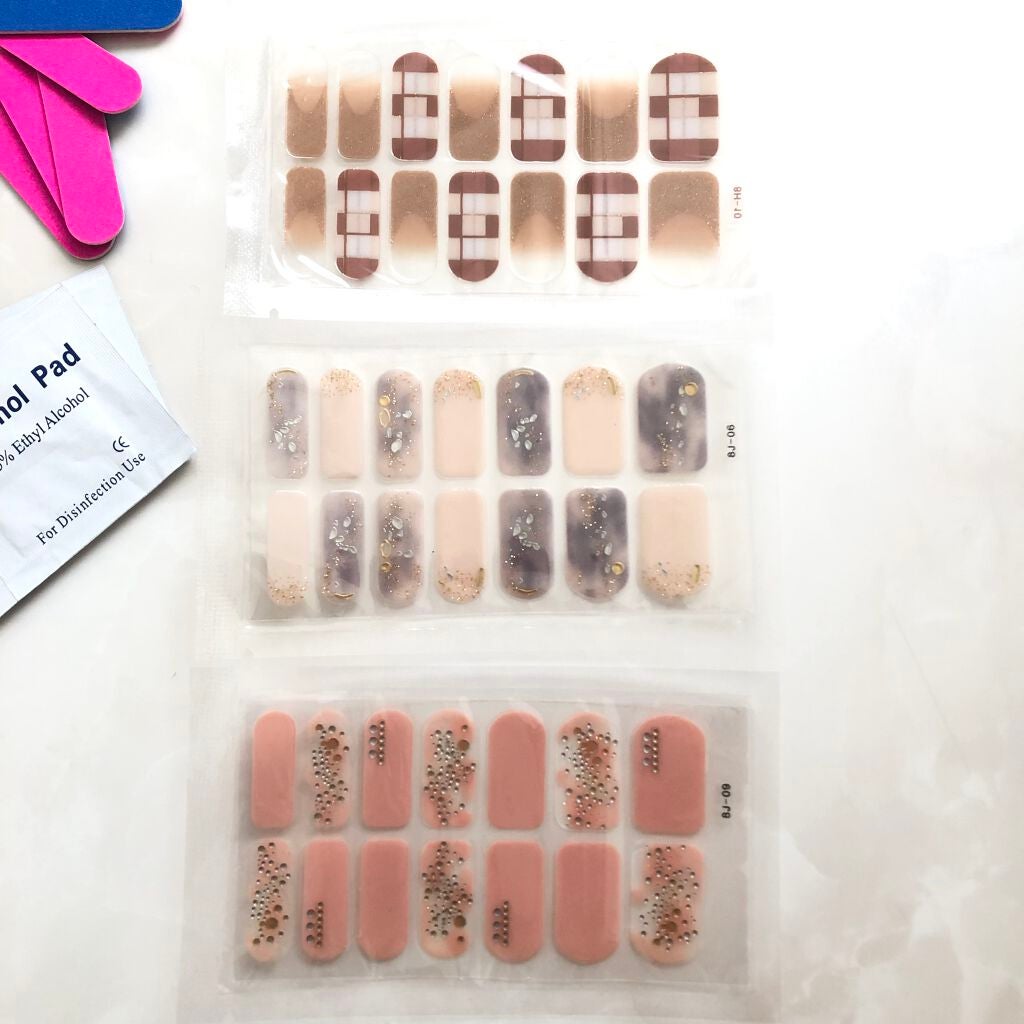 ネイルシール/Qoo10/ネイルシールを使ったクチコミ(5枚目)