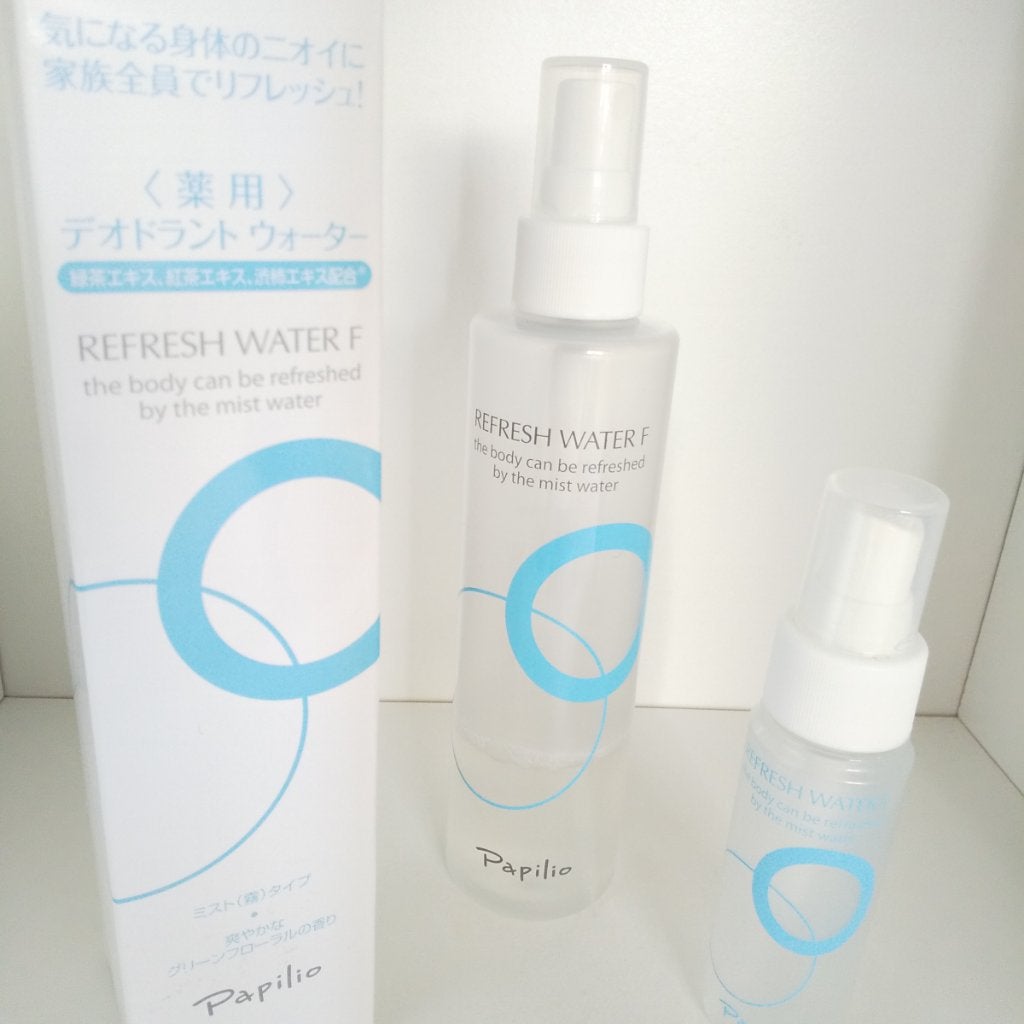 リフレッシュウォーター F/Papilio/デオドラント・制汗剤を使ったクチコミ(3枚目)