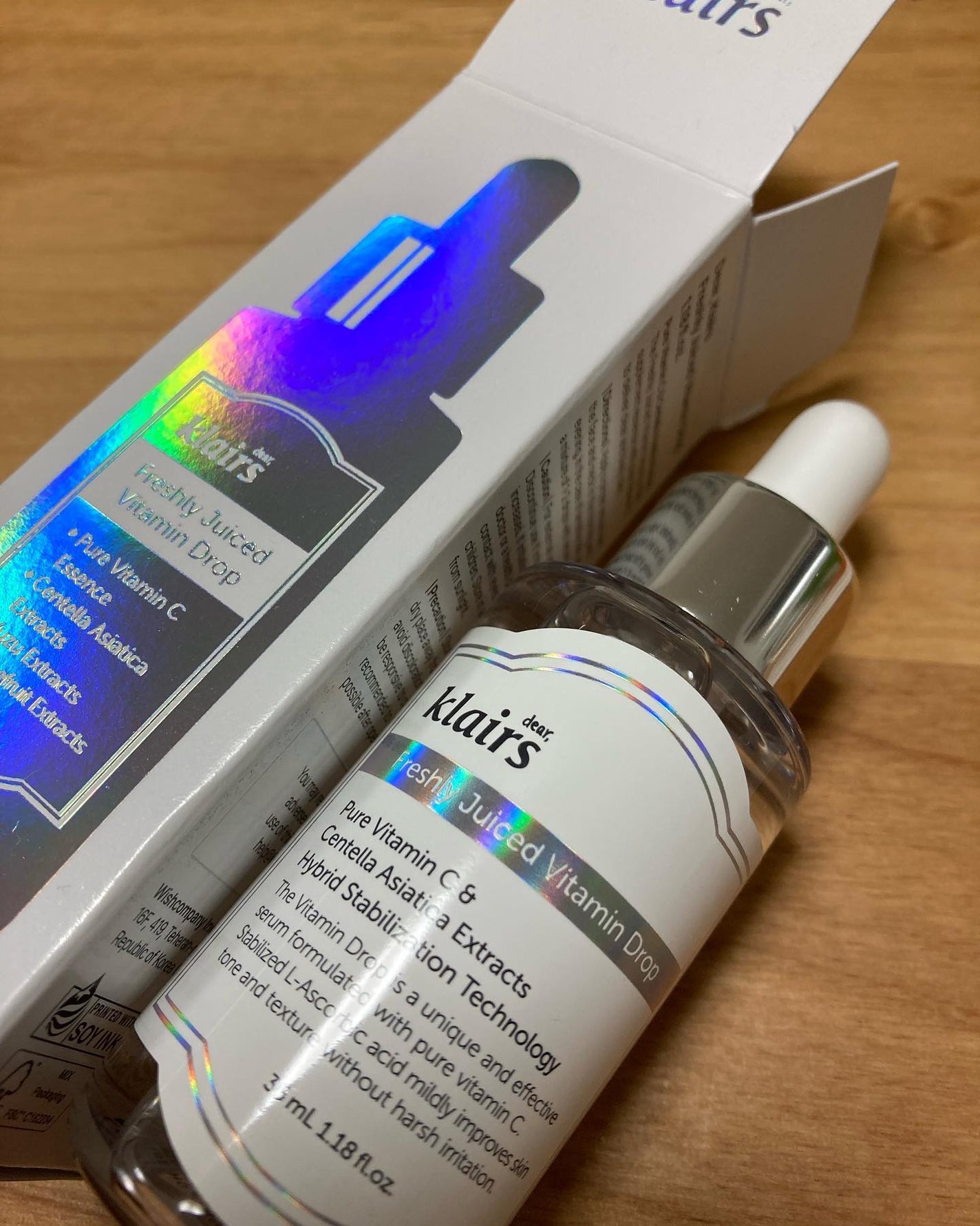 フレッシュリージュースドビタミンドロップ(35ml)/Klairs/美容液を使ったクチコミ(1枚目)