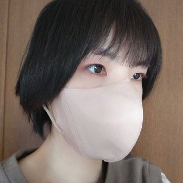 立体不織布マスク/DAISO/マスクを使ったクチコミ（5枚目）