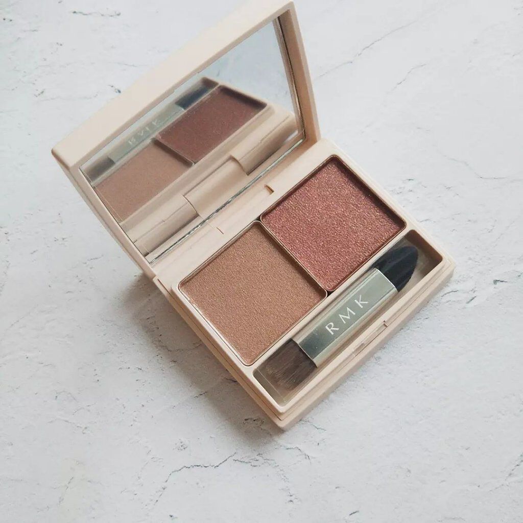 スプリングブレイズ デュオアイシャドウ/RMK/アイシャドウパレットを使ったクチコミ(2枚目)