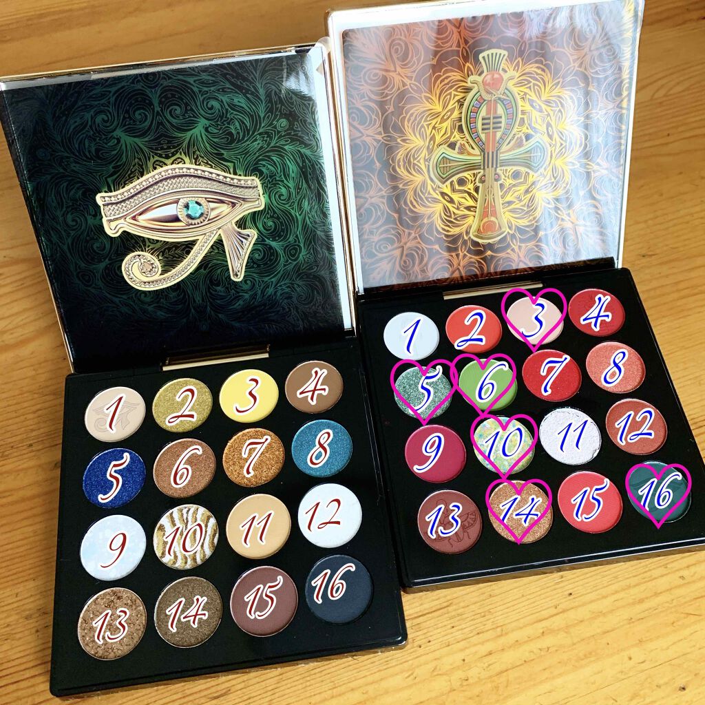 大英博物館 エジプトシリーズ アイシャドウパレット/ZEESEA/アイシャドウパレットを使ったクチコミ(1枚目)