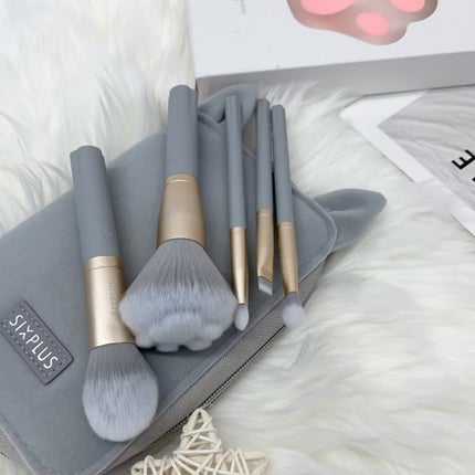 SIXPLUS メイクブラシ5本セット ハートペット/SIXPLUS/メイクブラシを使ったクチコミ(5枚目)