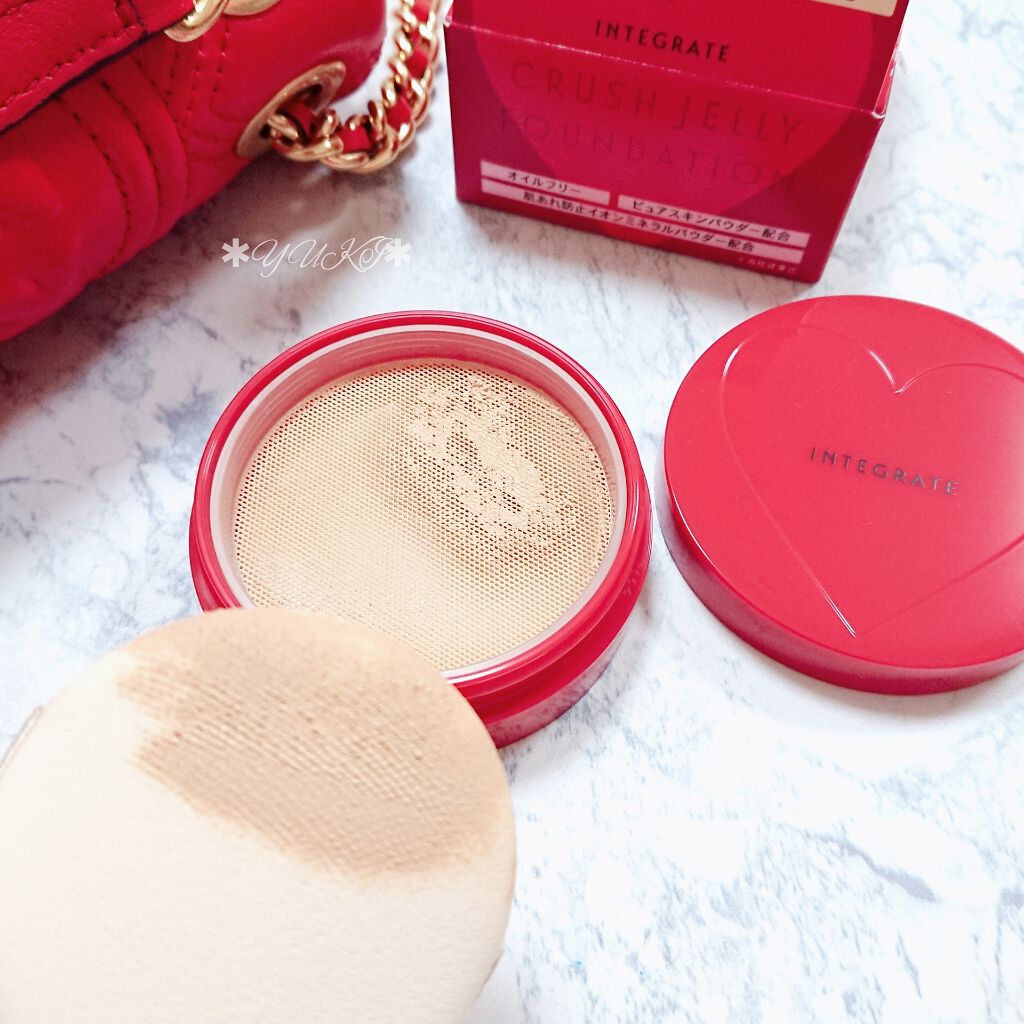 水ジェリークラッシュ/インテグレート/クリーム・エマルジョンファンデーションを使ったクチコミ(4枚目)
