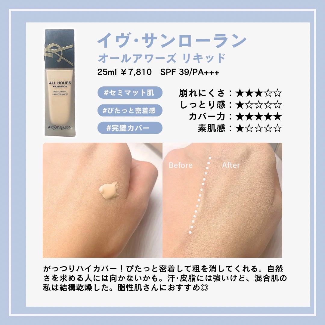 タンイドル ウルトラ ウェア リキッド/LANCOME/リキッドファンデーションを使ったクチコミ(3枚目)