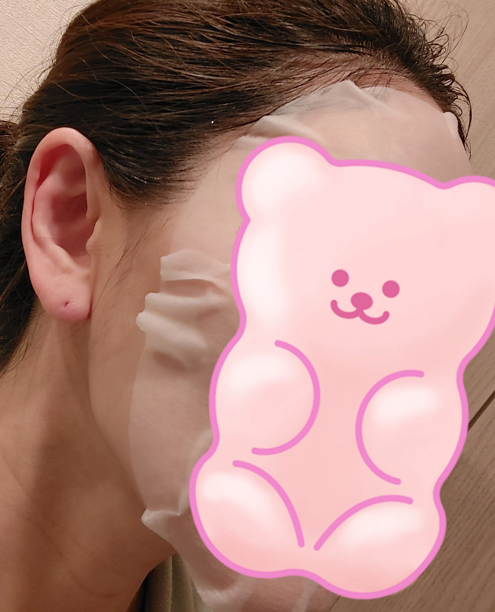 復活草フェイスマスクシート/temari/シートマスク・パックを使ったクチコミ（3枚目）