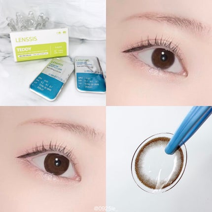 テディシリーズ/LENSSIS/カラーコンタクトレンズを使ったクチコミ(2枚目)