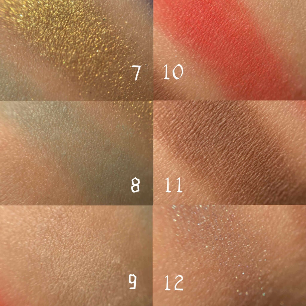 アリスドリームランドシリーズ 12色アイシャドウパレット(ZEESEA×大英博物館)/ZEESEA/アイシャドウパレットを使ったクチコミ(6枚目)