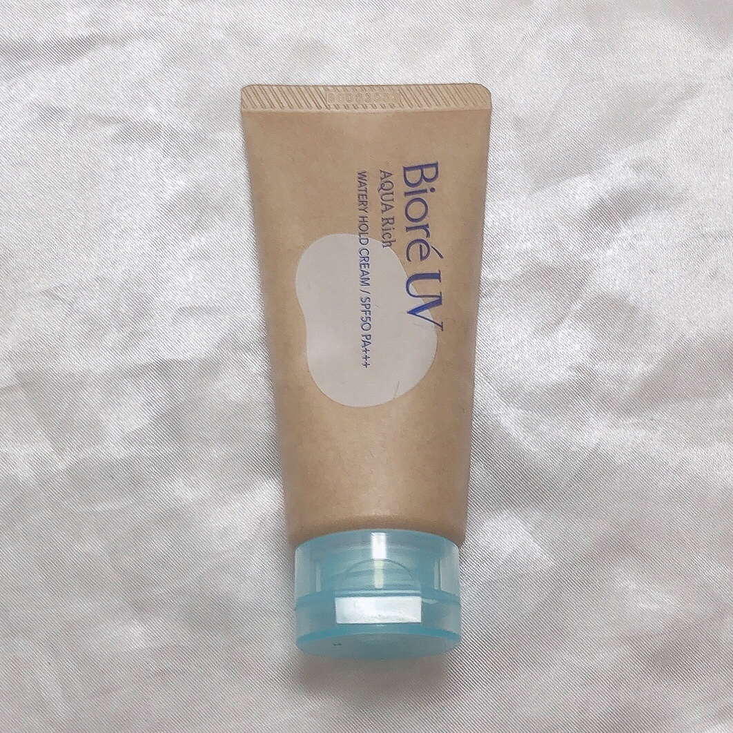 ビオレUV アクアリッチ ウォータリーホールドクリーム（水肌記憶UV）/ビオレ/日焼け止めクリームを使ったクチコミ（3枚目）