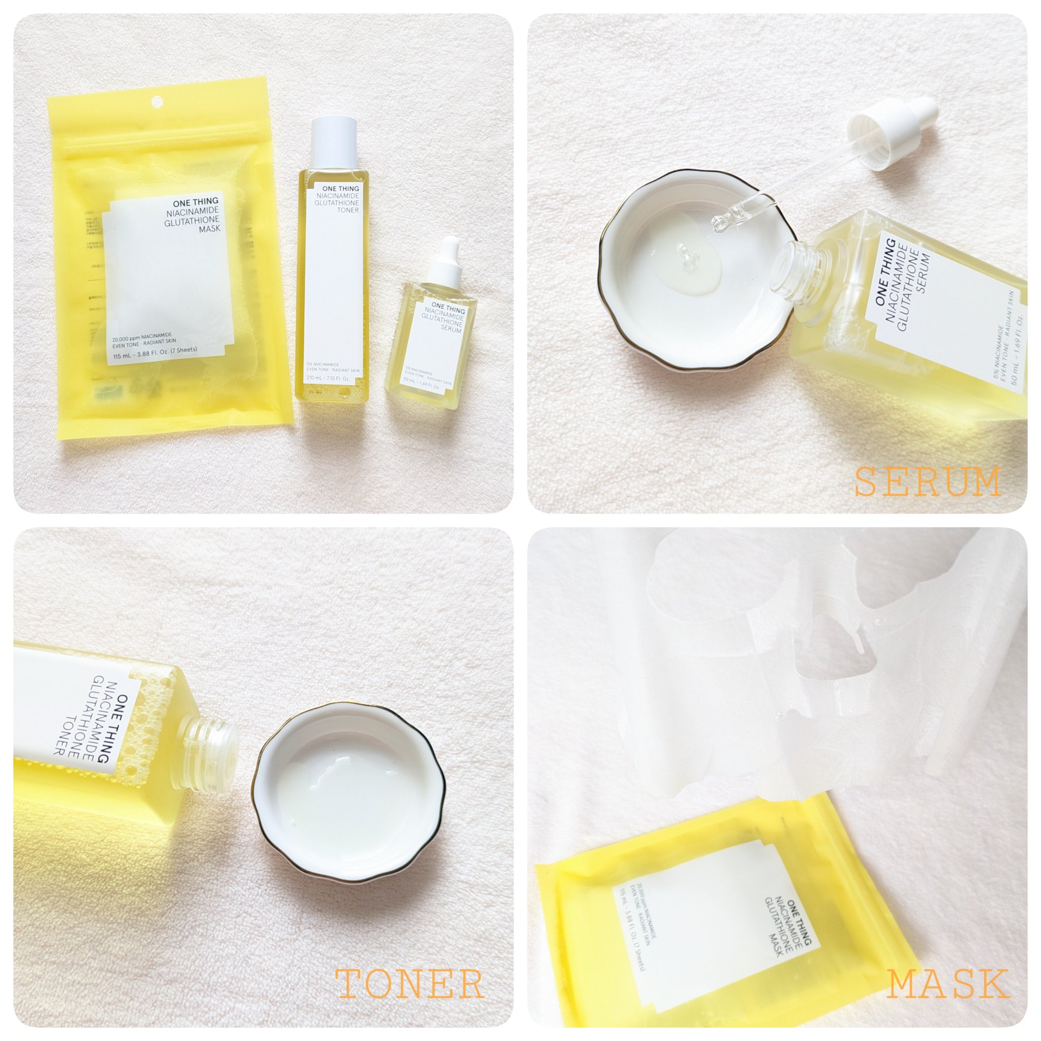 ナイアシンアミドグルタチオンマスク/ONE THING/シートマスク・パックを使ったクチコミ（2枚目）