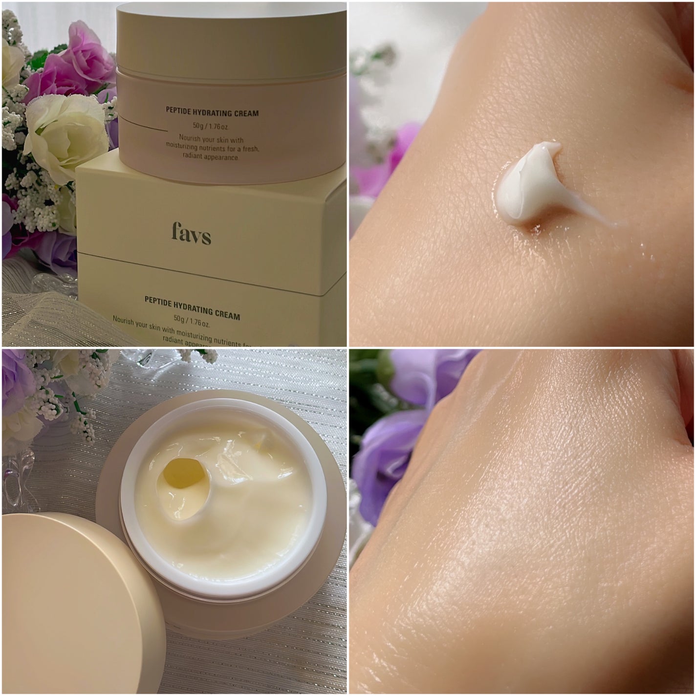 ペプチドハイドレーティングクリーム/favs/フェイスクリームを使ったクチコミ(4枚目)