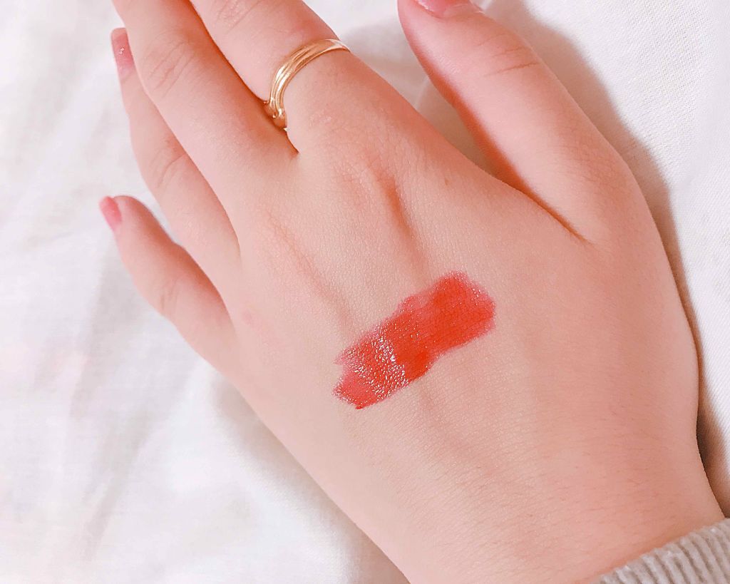 ラスティンググロスリップ/CEZANNE/口紅を使ったクチコミ(2枚目)