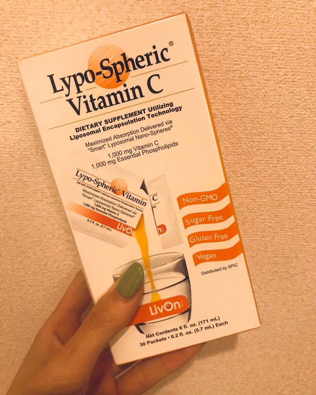 リポスフェリック ビタミンC(リポソーム ビタミンC)/Lypo-Spheric/美容サプリメントを使ったクチコミ(1枚目)