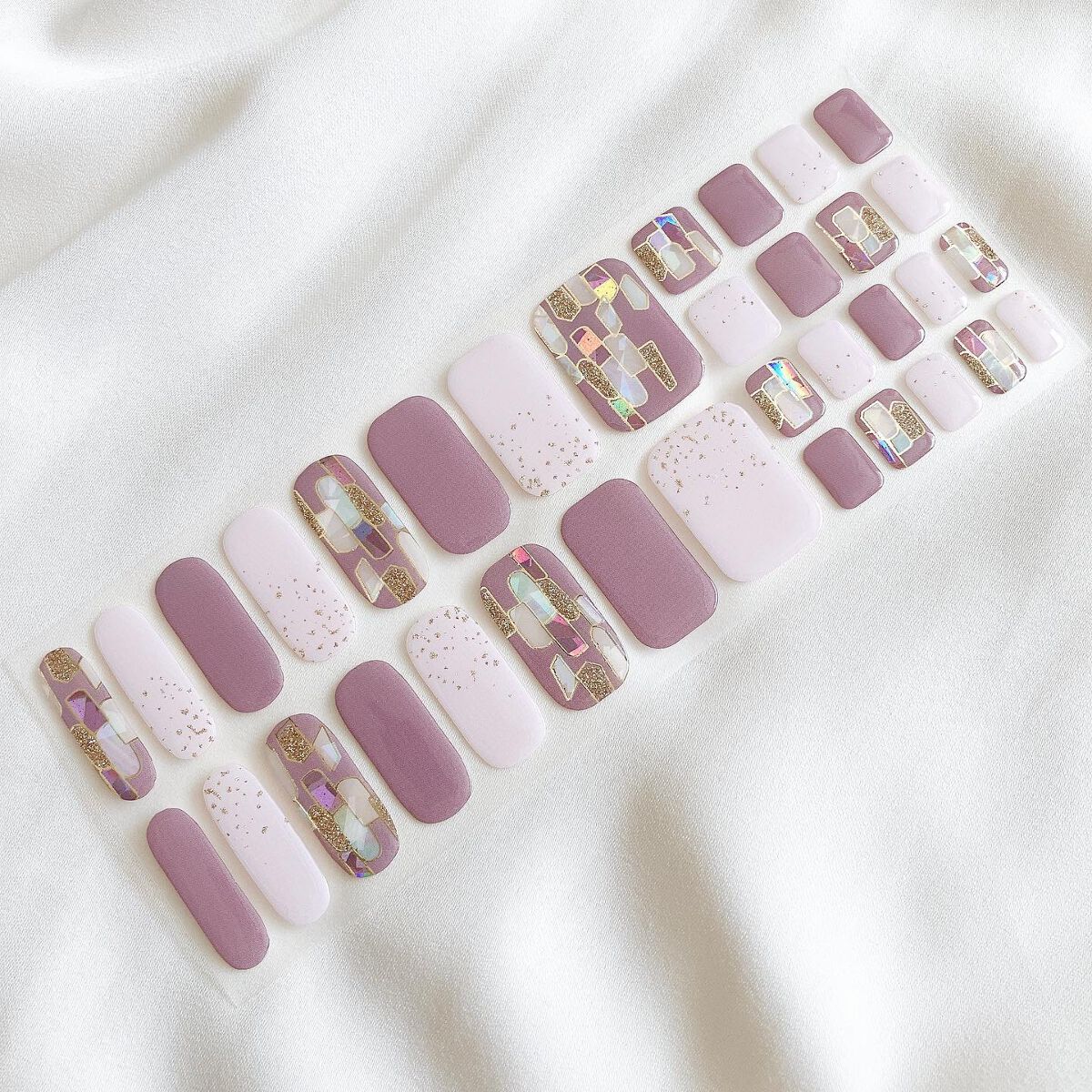 ボリューム ラップ ネイル&ペディシール/Tiolla/ネイルシールを使ったクチコミ(4枚目)