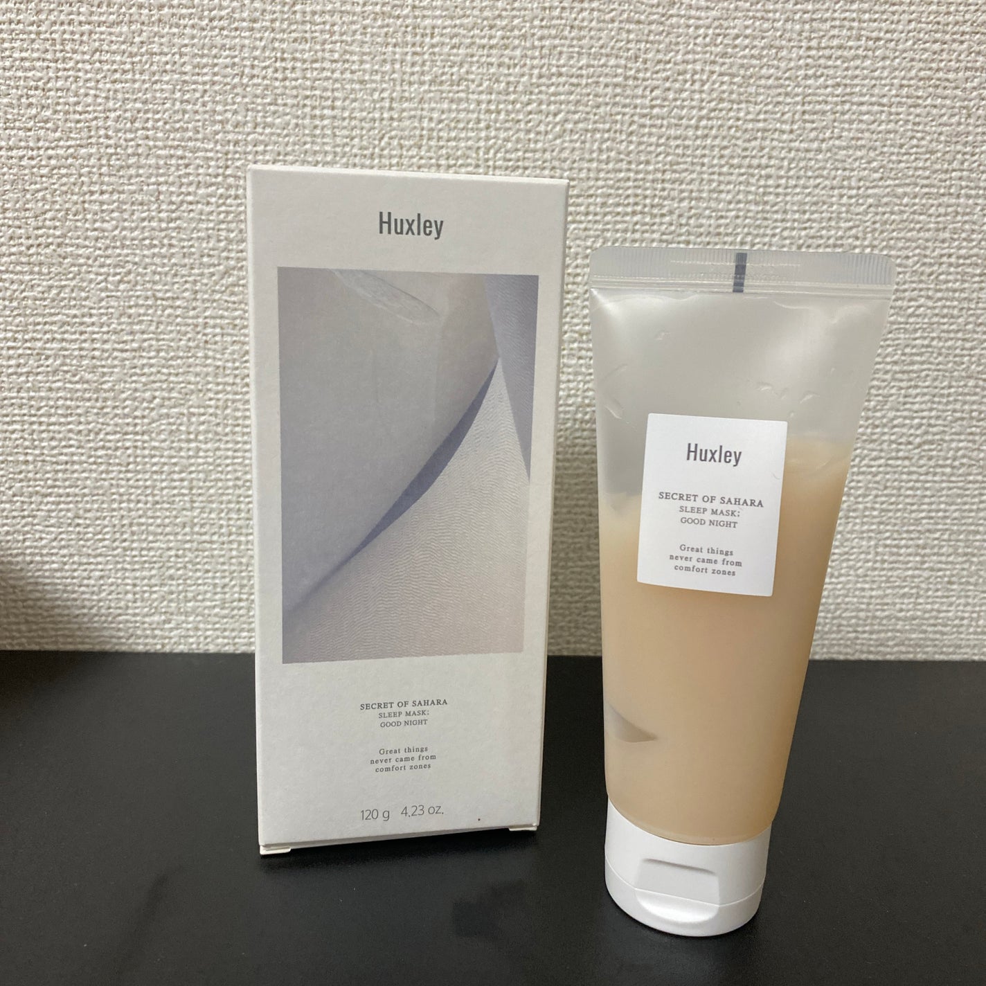 スリープマスク;グッドナイト/Huxley/洗い流すパック・マスクを使ったクチコミ(1枚目)