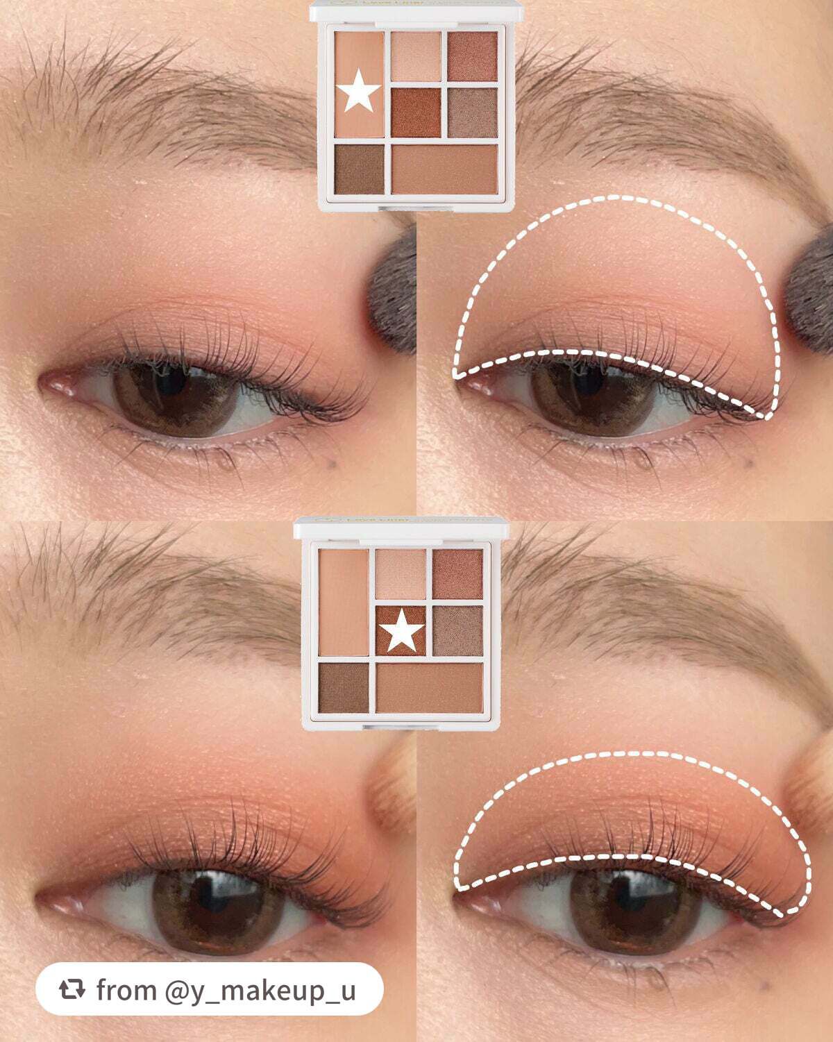 ラブ・ライナー アイカラーパレット ロマンティックブルームコレクション<アイシャドウ>/ラブ・ライナー/アイシャドウパレットを使ったクチコミ(4枚目)