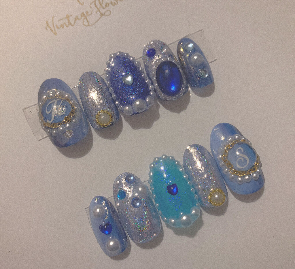 ジェルネイル（ライト対応）/セリア/ジェルネイルを使ったクチコミ（2枚目）