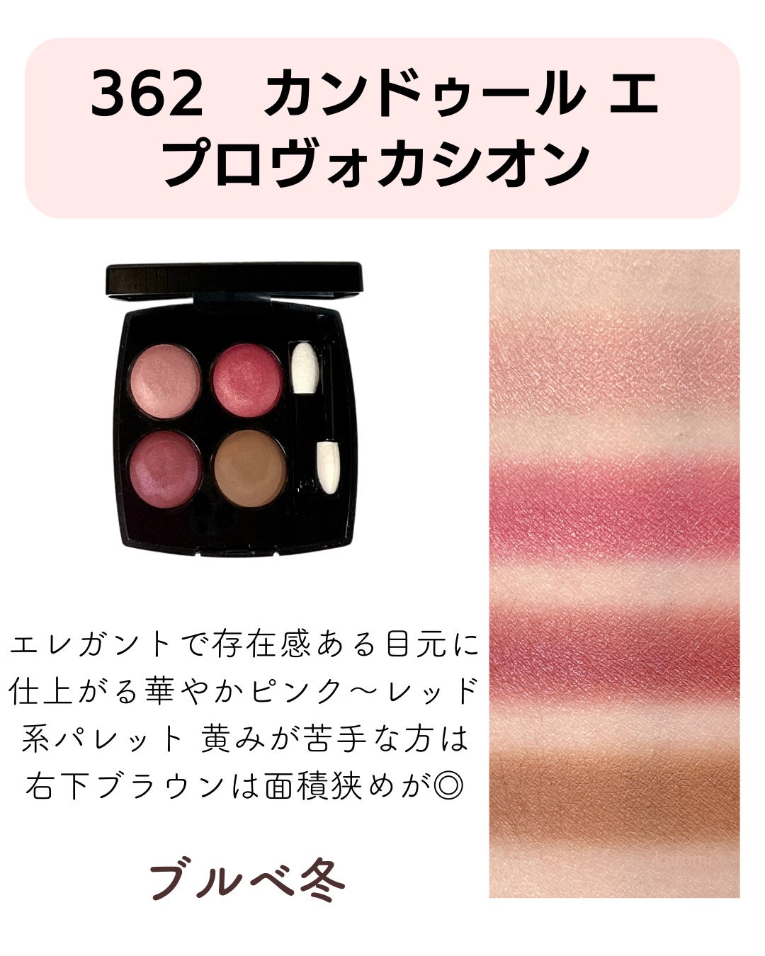 レ キャトル オンブル/CHANEL/アイシャドウパレットを使ったクチコミ(8枚目)