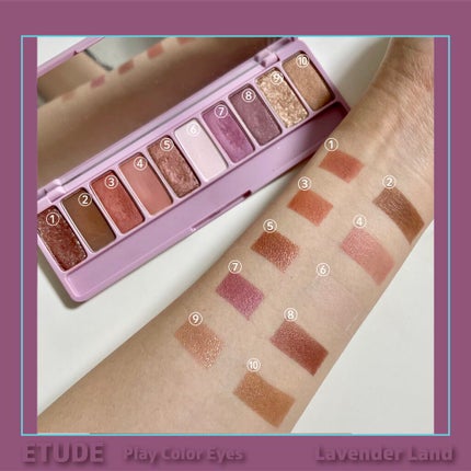 プレイカラー アイシャドウ/ETUDE/アイシャドウパレットを使ったクチコミ(3枚目)