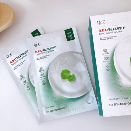 レッドブレミッシュディープスージングマスク/Dr.G/シートマスク・パックを使ったクチコミ(4枚目)