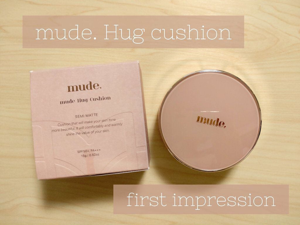ハグクッション/mude/クッションファンデーションを使ったクチコミ(1枚目)