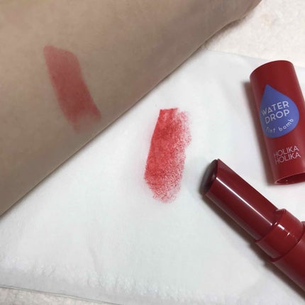 WATER DROP tint bomb/HOLIKA HOLIKA/リップグロスを使ったクチコミ(3枚目)