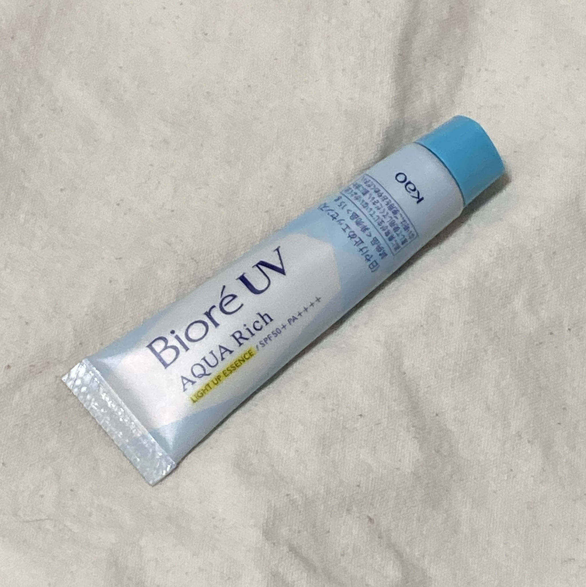 ビオレUV アクアリッチ ライトアップエッセンス/ビオレ/日焼け止めクリームを使ったクチコミ（1枚目）
