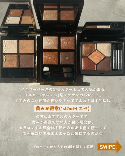 ディオールショウ サンク クルール 439 コッパー/Dior/アイシャドウを使ったクチコミ(2枚目)