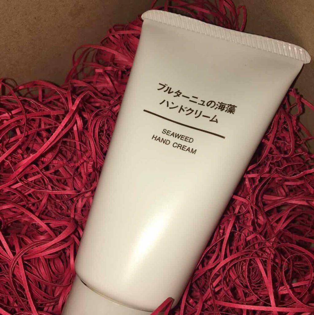ブルターニュの海藻 ハンドクリーム/無印良品/ハンドクリームを使ったクチコミ（1枚目）